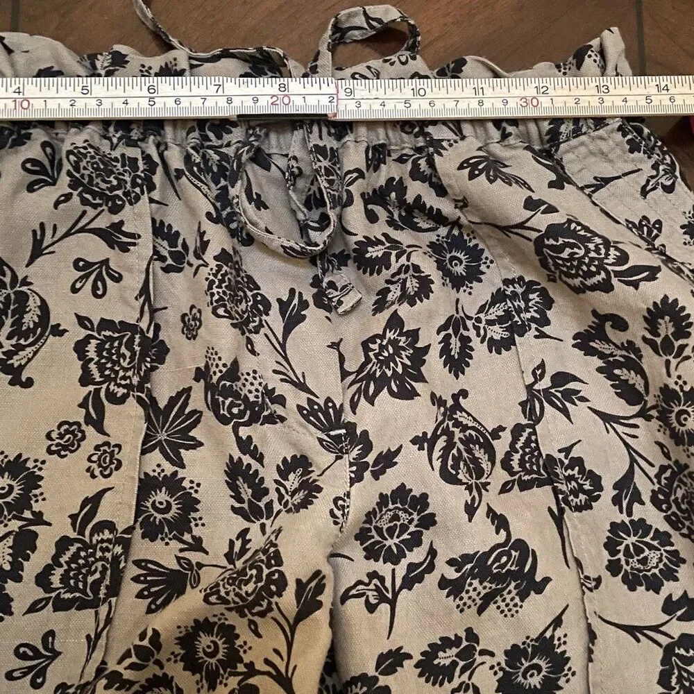 Wilfred Free Aritzia Freestyle Pant Viscose Ramie Floral Jogger Size XS Downtown